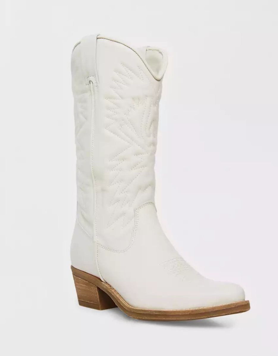 Bottes American Eagle Hayward Cuir Blanche Femme | WIT-02366135